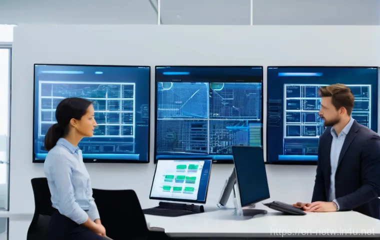 네트워크 실기 시험에서 실수하지 않는 비결 - **Prompt:** A focused network engineer, appearing to be in their late 20s to early 30s, of diverse e...