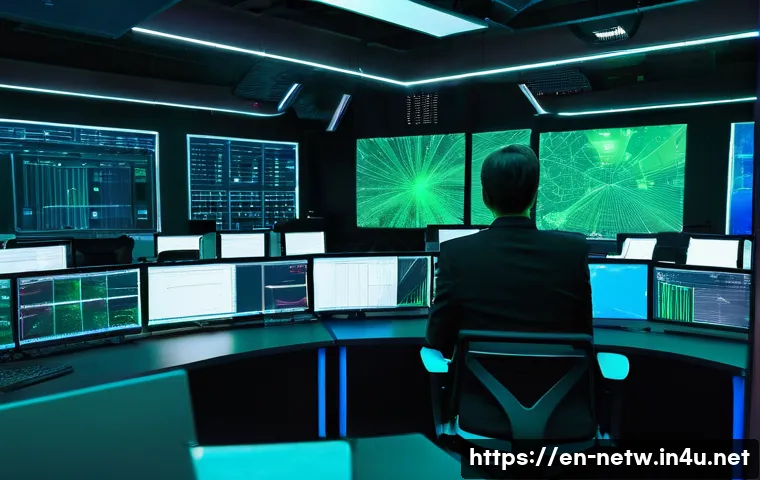 네트워크 실무에서 발생한 장애 대응 및 복구 사례 - **Image Prompt: The Digital Fort Knox - Proactive Network Vigilance**
A wide-angle, highly detai...