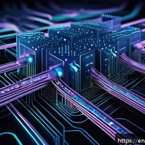 네트워크 필기 시험에서 출제된 주요 개념 정리 - A detailed, modern digital illustration of a network diagram showcasing packet switching versus circ...