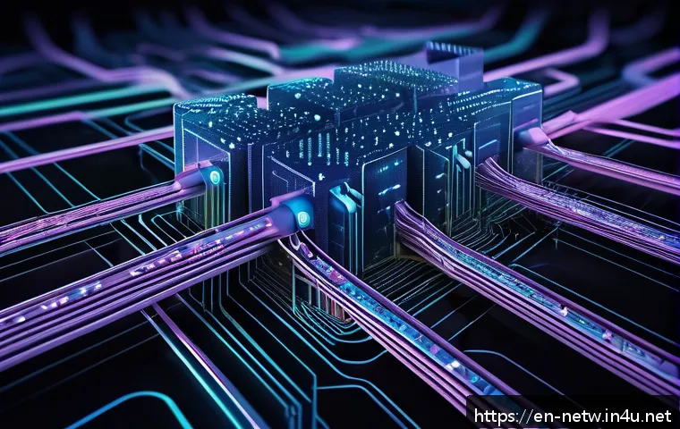 네트워크 필기 시험에서 출제된 주요 개념 정리 - A detailed, modern digital illustration of a network diagram showcasing packet switching versus circ...